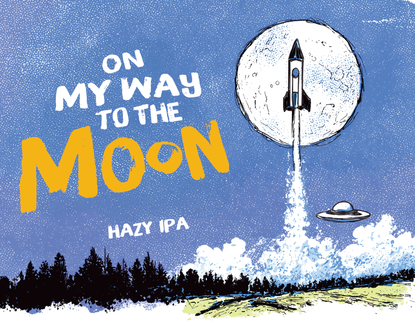 on my way to the moon